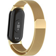 Milánsky náramok s puzdrom pre Xiaomi Smart Band 10 / 9 / 8, zlaté
