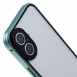 Puzdro pre iPhone 16, Magnetic Dual Glass, zelený