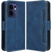 Klapkové puzdro pre Oppo Reno 13F / Oppo Reno 13FS, Card Slot, tmavomodré