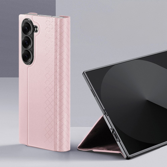 Puzdro Dux Ducis pre Samsung Galaxy Z Fold7 5G, Bril, ružové