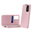 Flipové puzdro pre Samsung Galaxy A55 5G, Smart View Wallet, ružové