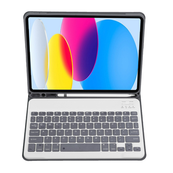 Puzdro + klávesnica iPad 10.9 2022 10 Gen, Pen Slot, fialové