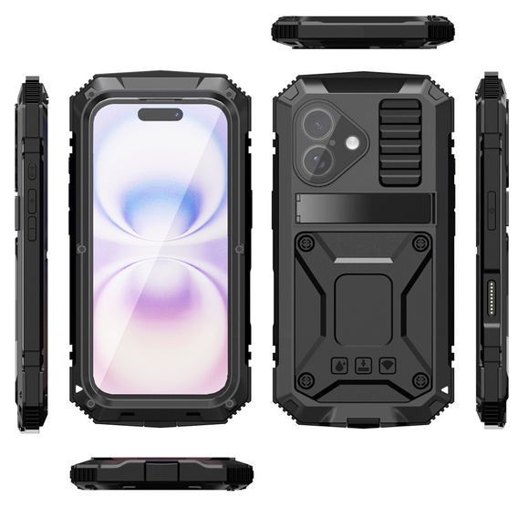 Puzdro R-JUST s podstavcom a integrovaným sklom pre iPhone 17