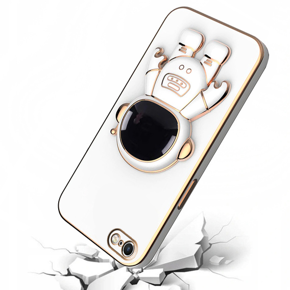 Obal na mobil pre iPhone 6 / 6s, Astronaut, biele