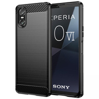 Obal na mobil pre Sony Xperia 10 VI, Carbon, čierne