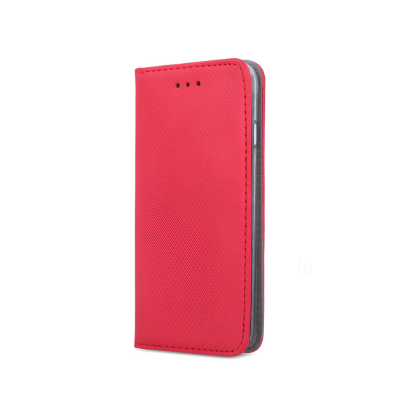 Puzdro pre Oppo Reno 11F 5G, Smart Magnet, červené + 9H sklo