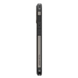 Puzdro Spigen pre iPhone 16, Tough Armor Mag MagSafe, sivé + tvrdené sklo 9H