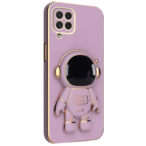 Obal na mobil pre Samsung Galaxy A22 4G, Astronaut, fialové