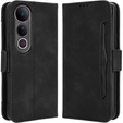 Klapkové puzdro pre Vivo V50 Lite 4G / 5G, Card Slot, čierne