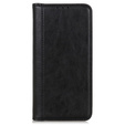 Obal na mobil pre Google Pixel 8 Pro, Wallet Litchi Leather, čierne