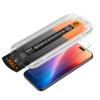Spigen tvrdené sklo pre iPhone 17 Pro / 17 / 16 Pro, Glas.tR "EZ Fit Pro", číre