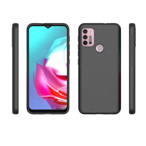 Tenké puzdro pre Motorola Moto G10/G30, Slim, čierne