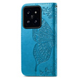 Klapkové puzdro pre Xiaomi 14T Pro, Butterfly, modré
