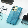 Klapkové puzdro pre Xiaomi Redmi Note 14 4G, Butterfly, modré