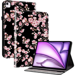 Puzdro pre Apple iPad Air 11" 6 gen. 2024 (A2902, Smartcase, plum blossom
