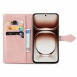 Klapkové puzdro pre Oppo A40 / Oppo A40m, Mandala, ružové rose gold