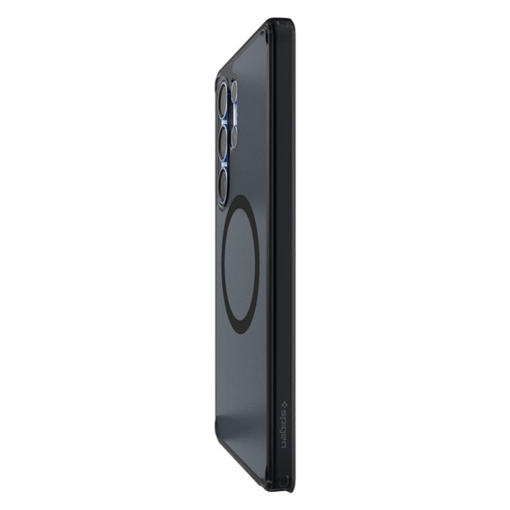 Puzdro MagSafe Spigen pre Samsung Galaxy S25 Ultra, Ultra Hybrid, matný / čierny + tvrdené sklo 9H