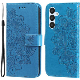 Klapkové puzdro pre Samsung Galaxy A54 5G, Mandala Flower, modré