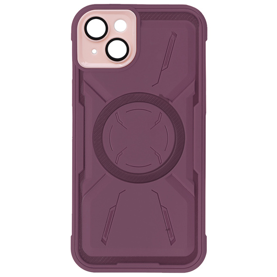 Puzdro pre iPhone 15 Plus, ERBORD Armor Mag, bordové