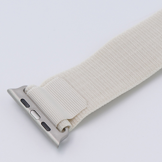Nylonový remienok pre Apple Watch 1/2/3/4/5/6/7/8/SE/ULTRA 42/44/45/49 mm, béžový