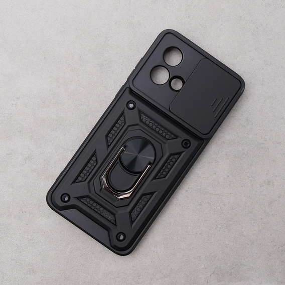 Obal na mobil pre Motorola Moto G84 5G, CamShield Slide, čierne