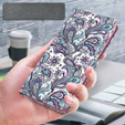 Klapkové puzdro pre Oppo A17, Light Spots Decor, fialové