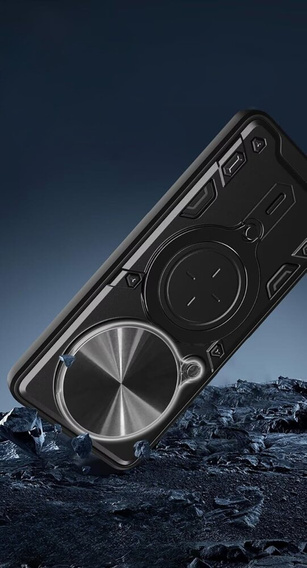 Pancierované puzdro pre Honor Magic 6 Lite 5G, CamShield Slide, čierne