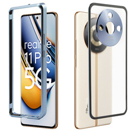 Puzdro pre Realme 11 Pro 5G / Pro+ 5G, Frame Case, modré