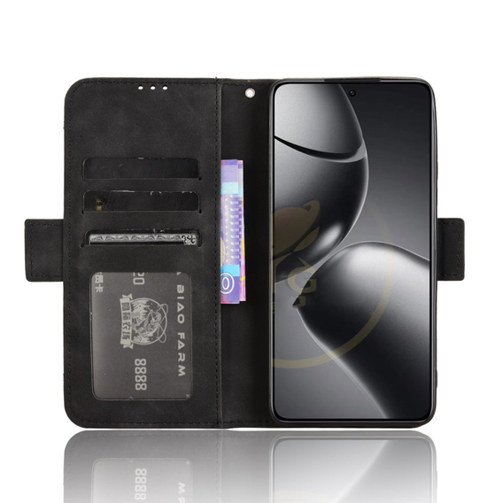 Klapkové puzdro pre Xiaomi 14T, Card Slot, čierne