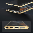Puzdro pre Samsung Galaxy S23 Ultra, Magnetic Dual Glass, zlaté