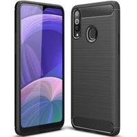 Obal na mobil pre Samsung Galaxy A20S, Carbon, čierne