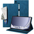 Puzdro pre Samsung Galaxy Tab A9+, Classic, s priestorom pre stylus, modré