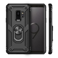 Pancierované obal na mobil pre Samsung Galaxy S9, Nox Case Ring, čierne