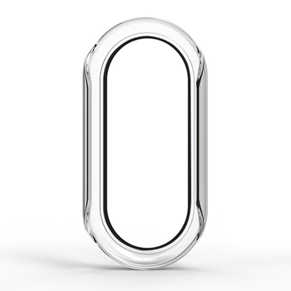 Puzdro 2v1 + tvrdené sklo pre Xiaomi Smart Band 10 / 9 / 8, čierne