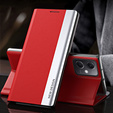 Klapkové puzdro pre Xiaomi Poco X5 Pro 5G / Redmi Note 12 Pro, Side Magnetic, červené