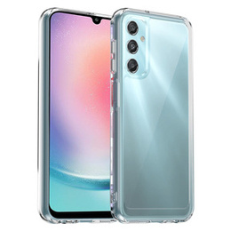 Obal na mobil pre Samsung Galaxy A25 5G, Fusion Hybrid, transparentné + 9H sklo