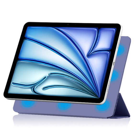 Puzdro pre Apple iPad Air 13" 6 gen. 2024 (A2836, Magnetic smartcase, fialové
