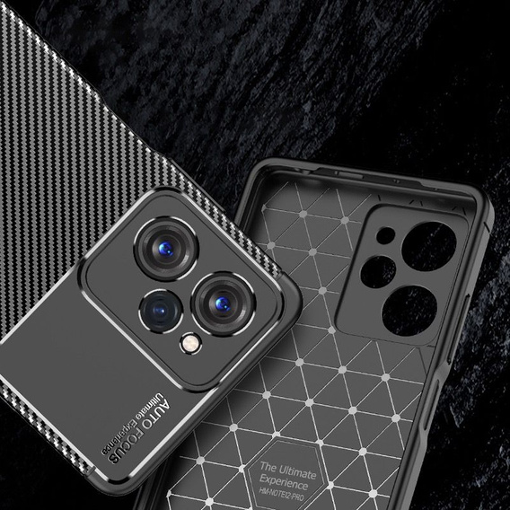 Obal na mobil pre Xiaomi Poco X5 Pro 5G, Carbon Gel, čierne