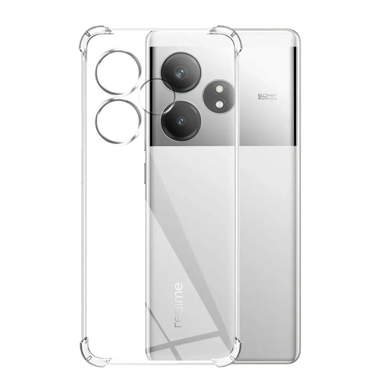 Obal na mobil pre Realme GT 6 / 6T, Dropproof, priehľadné