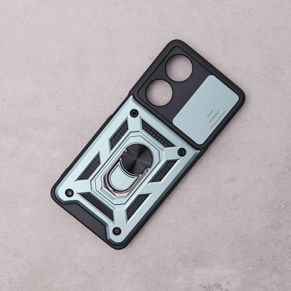 Obal na mobil pre Oppo A98 5G, CamShield Slide, zelené