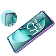 Puzdro pre Realme C71, Gradient Dropproof, Fialová / modrá