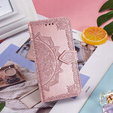 Klapkové puzdro pre Samsung Galaxy M52 5G, Mandala, ružové