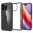 Puzdro Spigen pre iPhone 16 Pro, Ultra Hybrid, sivé + tvrdené sklo 9H