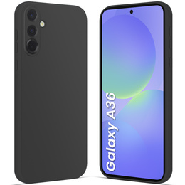 Obal na mobil pre Samsung Galaxy A36 5G, Silicone Lite, čierne