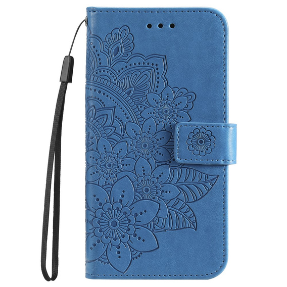 Klapkové puzdro pre Xiaomi Redmi 13C / Poco C65, Mandala Flower, modré