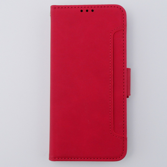 Klapkové puzdro pre Motorola Moto G54 5G, Card Slot, červené
