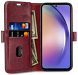 Klapkové puzdro pre Samsung Galaxy A54 5G, Wallet, do MagSafe, červené