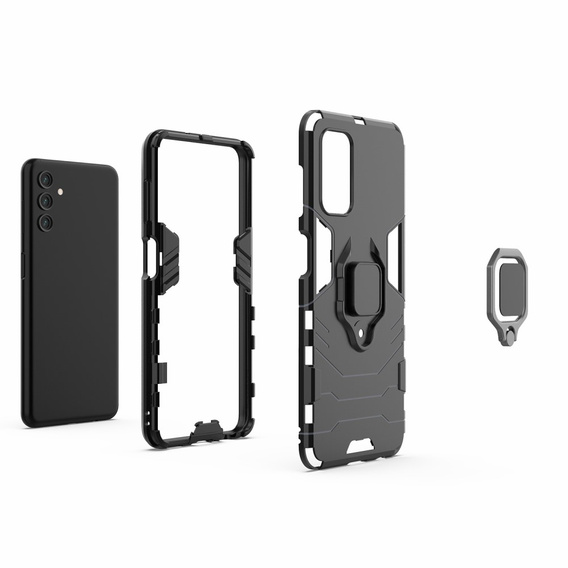 Obal na mobil pre Samsung Galaxy A04S / A13 5G, Kickstand Ring, čierne