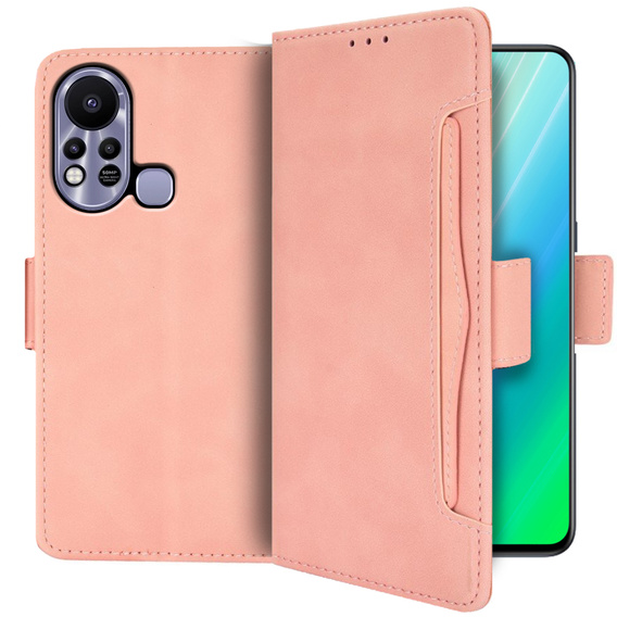 Klapkové puzdro pre Infinix Hot 11s, Card Slot, ružové
