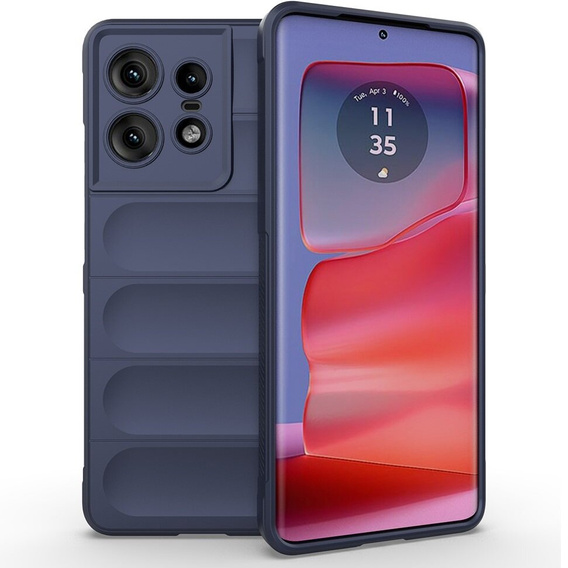 Obal na mobil pre Motorola Edge 50 Pro 5G, Gaming Shockproof, tmavomodré